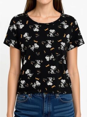 NWT Peanuts Snoopy "Mummy" Halloween Tee - Size L